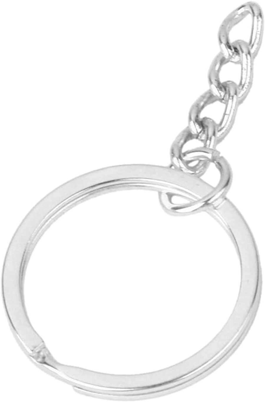 Keychain Ring Silver - 20 Piece (Heavy Metal) - Image 3